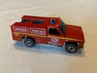 1975 Hot Wheels Redline Emergency Squad Near Mint Vintage Original Diecast Car