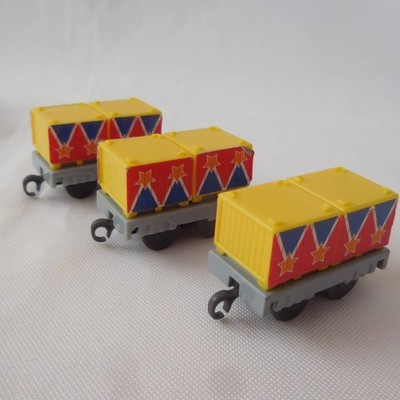 Tomy Capsule Plarail Thomas Güterwagen 3er Pack Circus Edition Toy Train