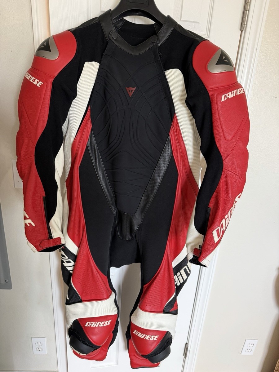 Dainese W-Frame One Piece Leather Suit Size 44 US / 54 Euro | eBay