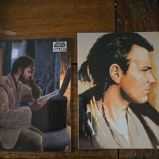 2011 Tops Star Wars Galaxy Silver Foil Obi-Wan Kenobii Card 2 of 10 & The Memory