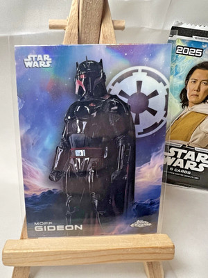 Topps Chrome 2025 Star Wars #91 Moff Gideon Refractor