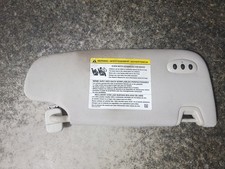 15-24 Ford Edge Left Driver Sun Visor Shade Lighted Homelink Gray Cloth Oem