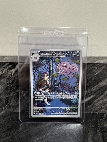 Pokemon - Team Rocket's Weezing 199/182 - Destined Rivals - Illustration Rare