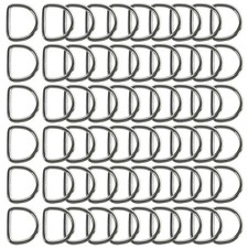 Ewparts D Ring 1 inch Welded Heavy Duty Metal D 1 50MM, 1 In" D