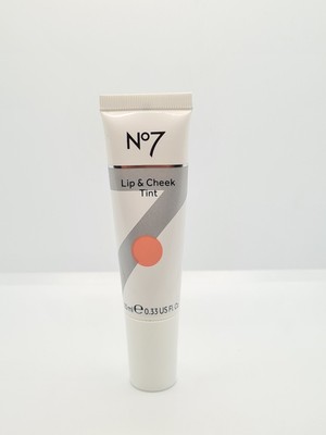 No7 Lip & Cheek Tint Full Size 10ml Farbton Coral Rose Brandneu & Versiegelt