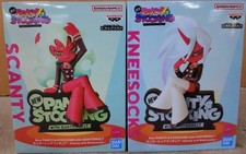 Panty Stocking Scanty Kneesocks Monitor Top Figure Set of 2 Japan