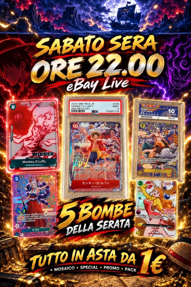 ONE PIECE - 5 + 💣 - ASTE DA 1€ | MOSAICO, SPECIAL E PACK !!