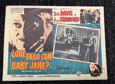 Whatever Happened to Baby Jane Orig Lobby Card Bette Davis Joan Crawford 1962