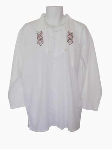 LOTE AL POR MAYOR DE 10 CAMISAS CÓMODAS BORDADAS 100% ALGODÓN 3,5V - Imagen 1 de 5