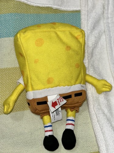 Vtg Spongebob Squarepants Towel Washcloth Set + Smack N Yak Talking Plush - Picture 8 of 11