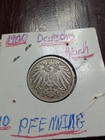 1900 D  10 Pfennig - Cu-Ni (4.0 g, 21 mm)  KM#12 German Empire Historic Coin — photo 4