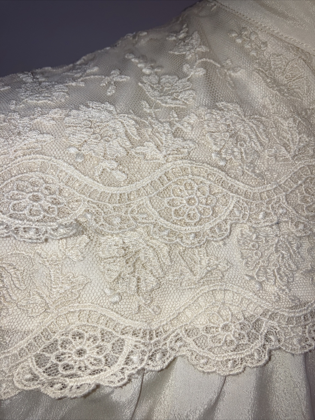 Annie Gough at Gemini Vintage 1970s Cream Blouse & Skirt Set 5