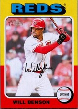 2024 Topps Heritage #375 Will Benson Cincinnati Reds