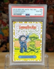 2019 Garbage Pail Kids #6b Scissor Hans Adam Bomb FOOLS GOLD PSA 10 Gem Mint 💎