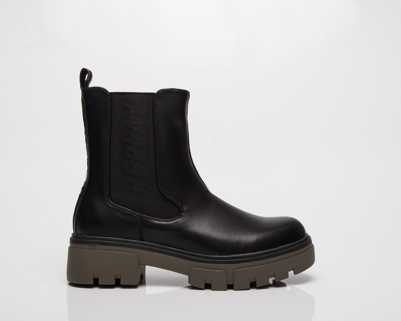 Replay Wmns Westcroft Chelsea Boot Schwarz Mil Grün eBay