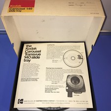Kodak Carrousel 140 Tray, filled w/Vintage Slides, A 1977 trip to Europe, B-20