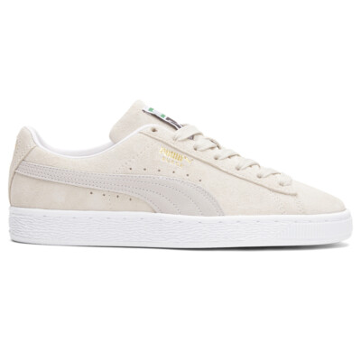 Puma Suede Classic Xxi Lace Up  Womens Off White Sneakers Casual Shoes 38141010