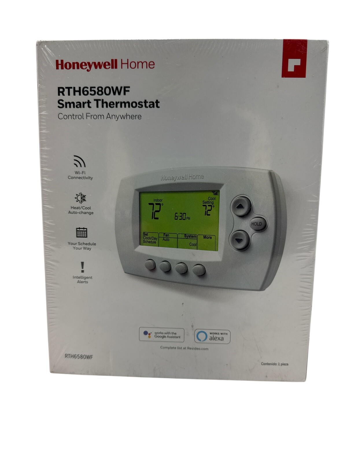 Installation Honeywell 6580wf Programmable Thermostat Rth6580wf