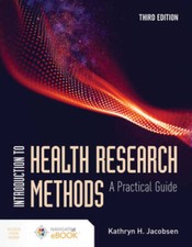Introduction to Health Research Methods:  A Practical Guide - Paperback - GOOD