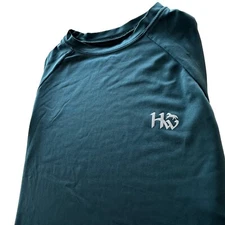 Horseware Ireland Shirt Long Sleeve Womens Small Teal Comfort Pullover
