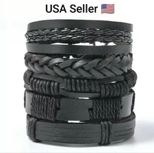 Fashion Simple Student Bracelet Leather Bracelet Rope Single Layer Jewelry Retro