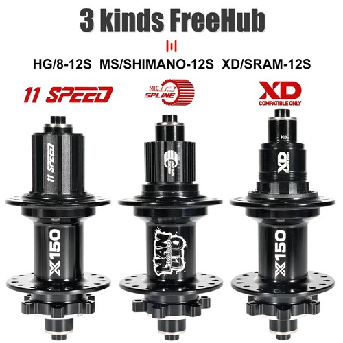 HG 28/32/36 Holes MTB Bicycle Hubs Sound Hub 6 Pawls 3 Tooth 150T Rings Hubs - Picture 5 of 46