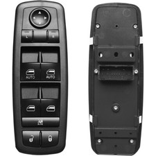 Black Front Driver Side Window Switch For 2016-2018 Ram 1500 2500 56046823AE NEW