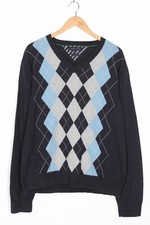TOMMY HILFIGER Cotton Cashmere V Neck Jumper Sweater Men Size XXL VR2678