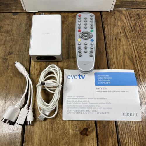 Elgato EyeTV 250 Plus Analog Digital TV Receiver Recorder No Power Supply - Picture 1 of 7