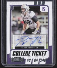 2021 Contenders Draft Picks #178 Paddy Fisher Auto
