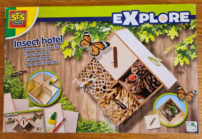 SES Creative 0643190 Explore Insektenhotel Experimentier-Set, Mehrfarbig
