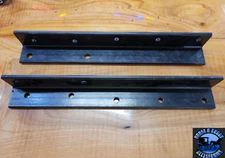 Peterbilt step box mounting brackets oem replacements powder coated black