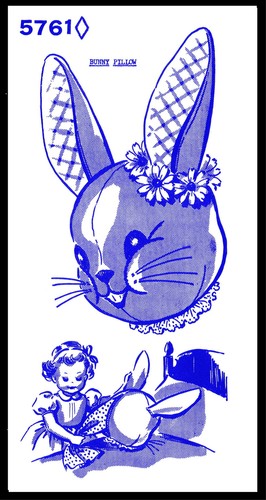 "Bolso de pijama CONEJNY o almohada tela patrón de costura diseño animal # 5761 artesanía 25" - Imagen 4 de 4