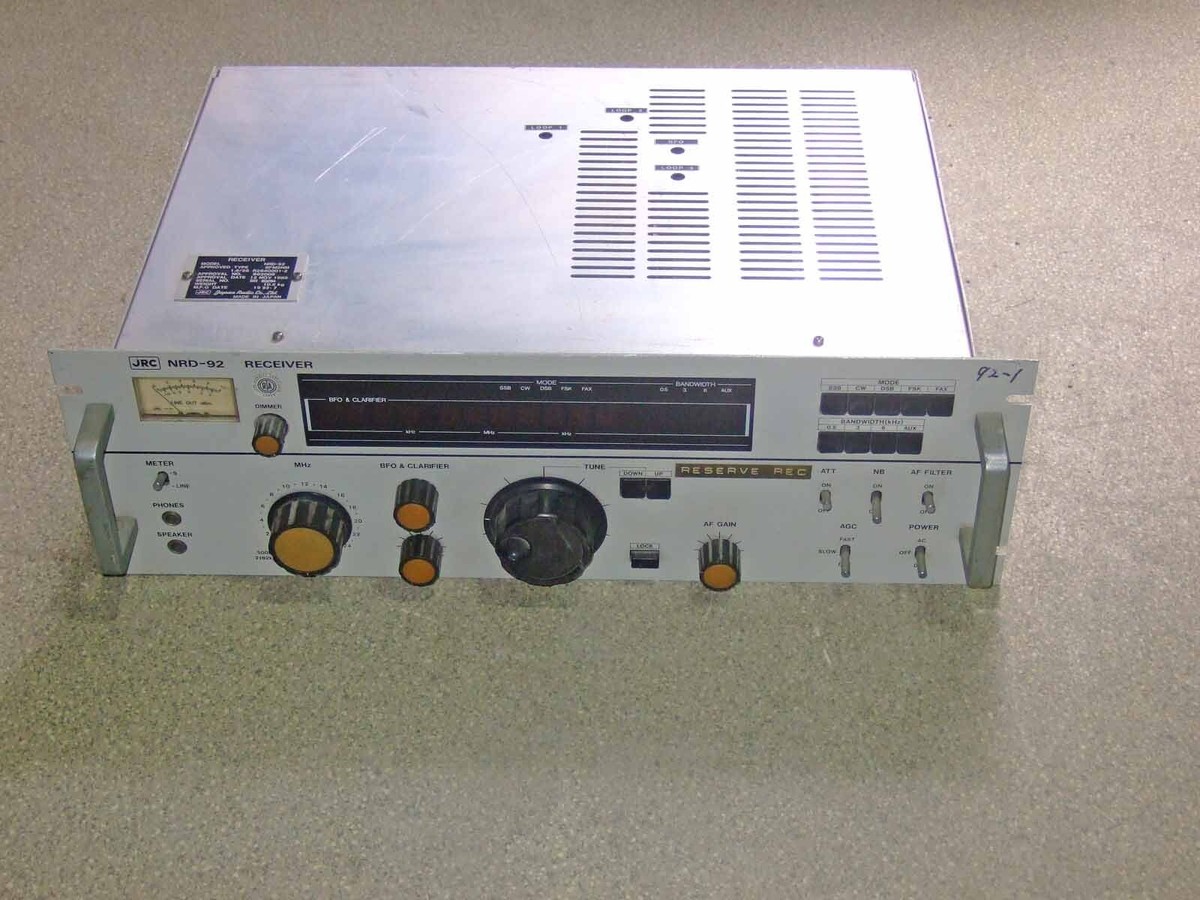 Service Inquiry,JRC NRD-92, Japan Radio Company NRD92 Receiver，92