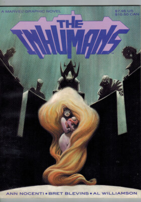 Inhumans GN (1988) 1st Print (5.0-VGF) (2050861) Marvel Graphic Novel 1988
