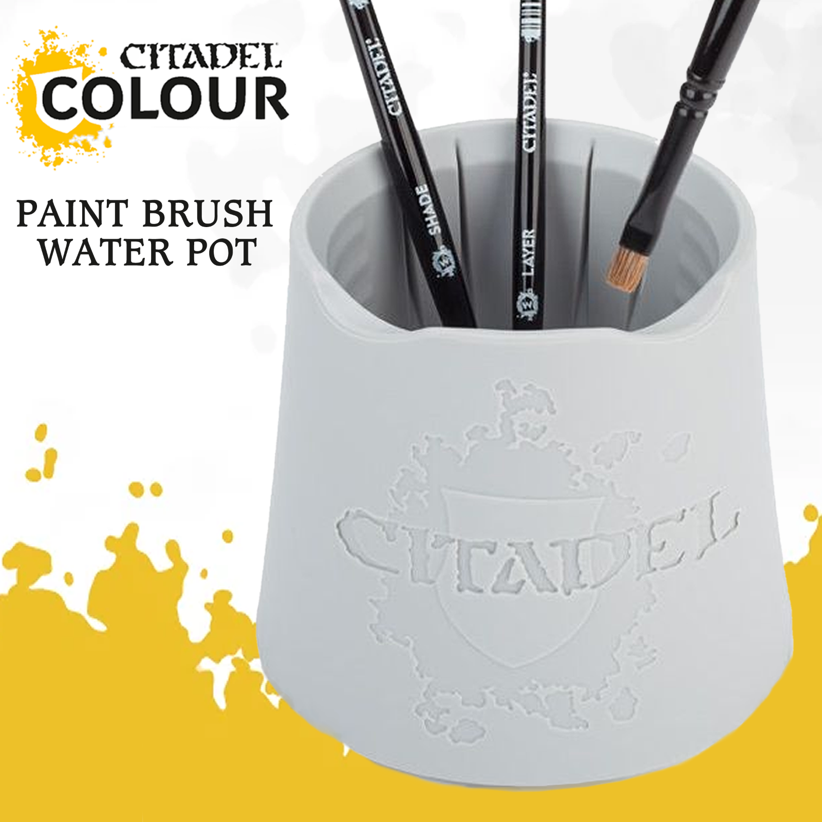 Warhammer Citadel Paint Brush Water Pot Xmas Gift Stocking Filler