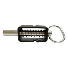 5/8" Spring Tube Gate Latch with Slot & Pin Allow Open Locked Position Fence