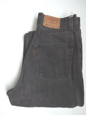 Levis 901 High Waist Tapered Damen Jeans W28 L32 Mittelgrau LEVDB183