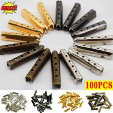 100PCS/Set Metal Aglets DIY Shoelaces Repair Shoe Lace Tips Replacement End    
