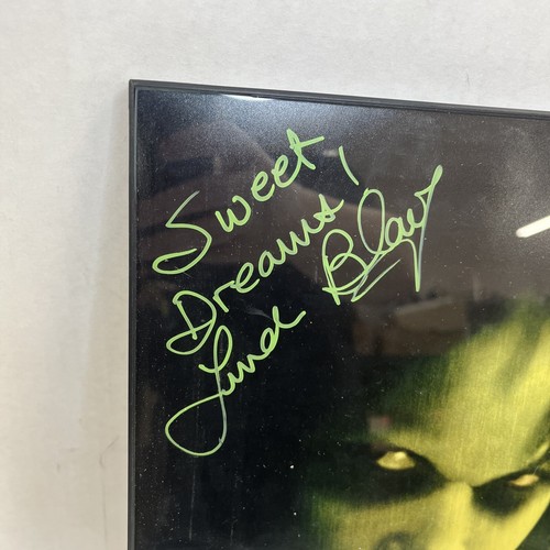 The Exorcist Regan Signed Linda Blair Poster Beckett COA - Picture 3 of 5