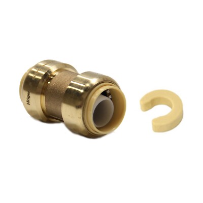 EFIELD 30PCS 1/2'' X 1/2'' PUSH FIT COUPLINGS FOR PEX, COPPER,CPVC PIPE, LEAD FREE