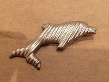 VINTAGE SILVER DOLPHIN PIN