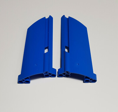2x Lego  Technic Panel 44350 + 44351 Flügel 20+21 blau Technik 20 + 21 