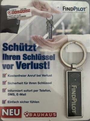 Find Pilot das schnellste Findsystem Schlüssel GPS keyfinder