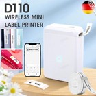 NIIMBOT D110 Etikettendrucker Bluetooth Thermodrucker Weiß Android / iOS DHL