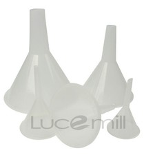 PLASTIC FUNNELS for Liquid Perfume Chemicals Cosmetic Oil Bottles Containers