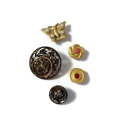 Vintage Unique Collectible Buttons / Button Covers Lot - Picture 3 of 7