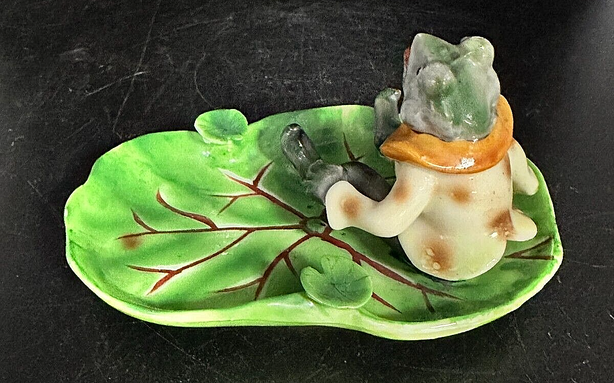 OCCUPIED JAPAN FROG FIGURAL PORCELAIN ASH TRAY | eBay