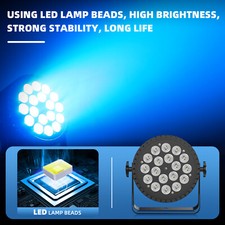 270W RGBWA UV Wash Stage Light 18LED PAR Light Strobe DMX Party Disco Bar Show
