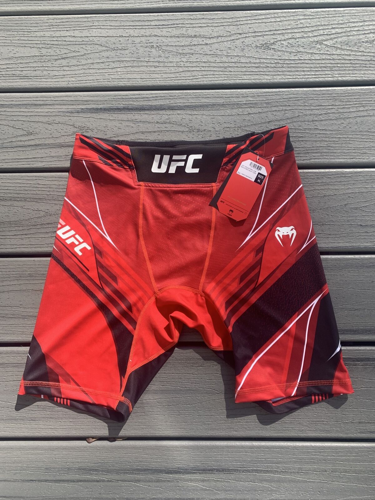 NWT UFC Venum Men’s Sz XL Pro-Line Compression Training Shorts ~Red Vale~